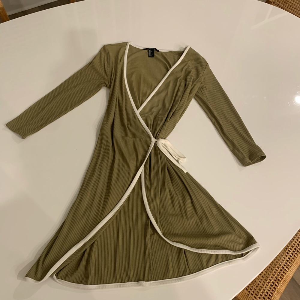Army green Forever 21 dress